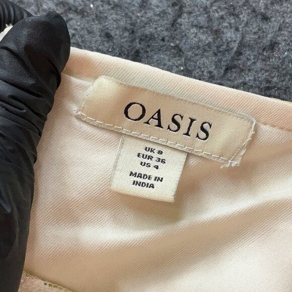 OASIS Pastel Floral Halter Tiered Maxi Dress - Picture 6 of 8